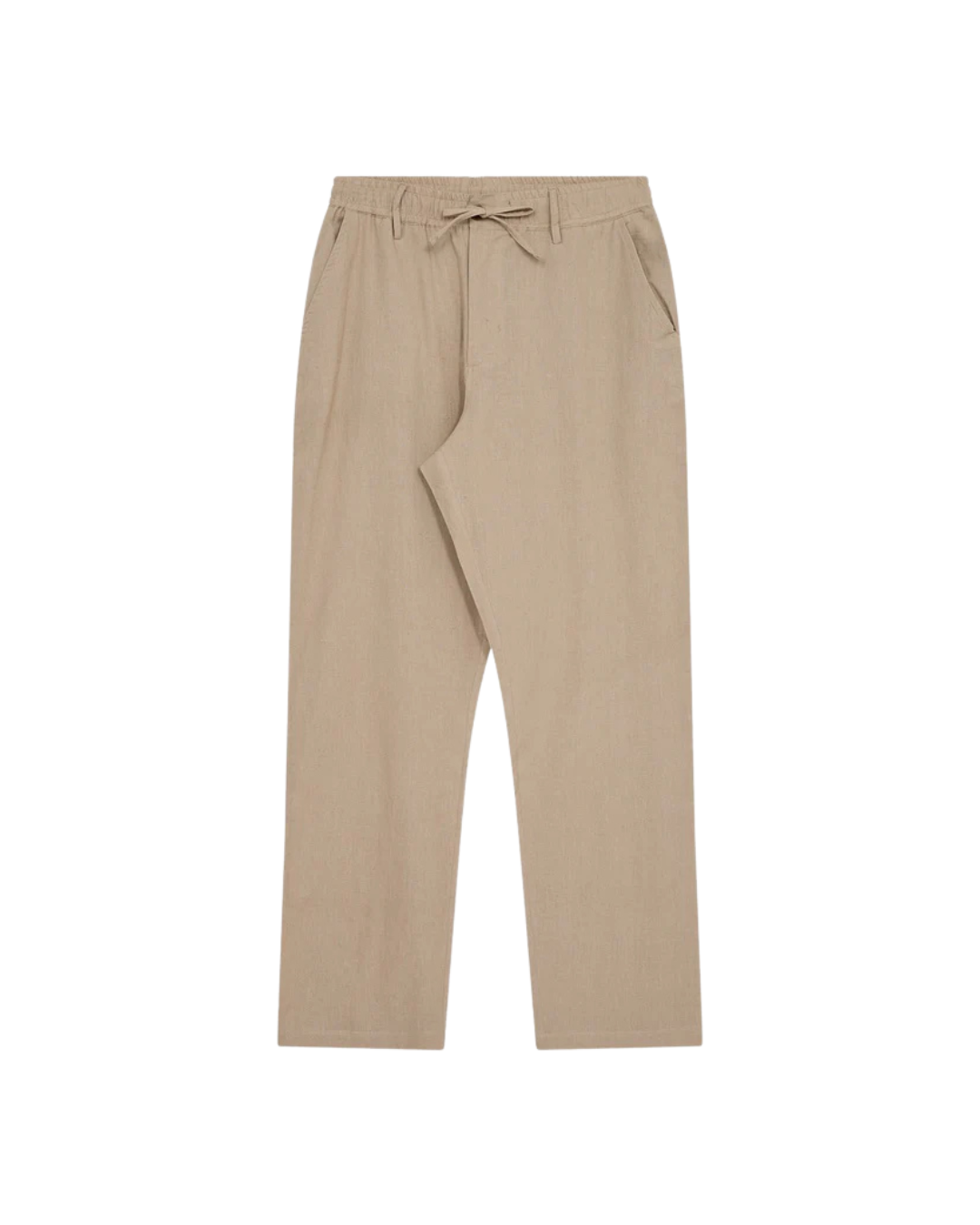 Anerkjendt - Akjan Cot/Linen Ela Pants - Beige