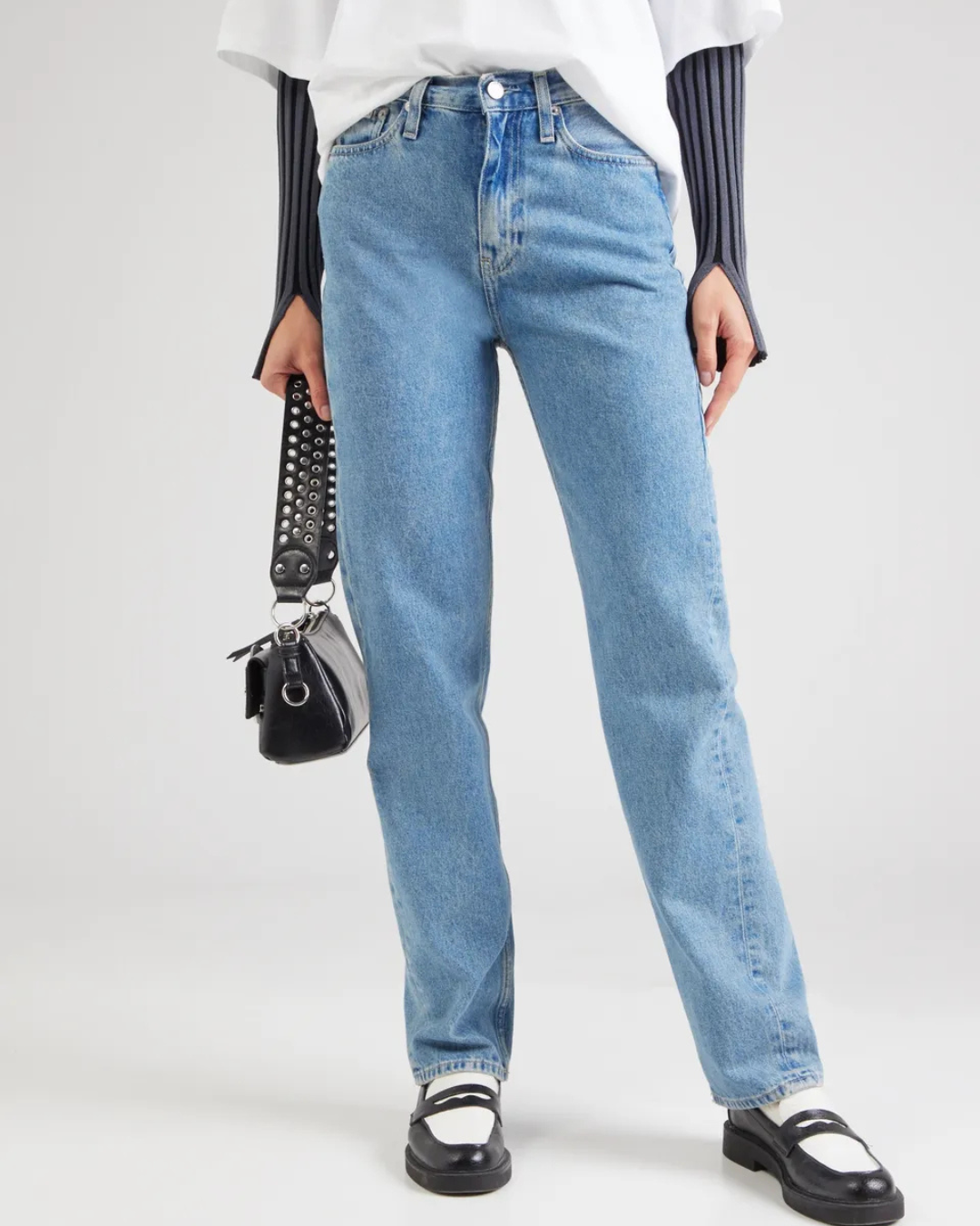Calvin Klein Jeans - High Rise Straight - Blue