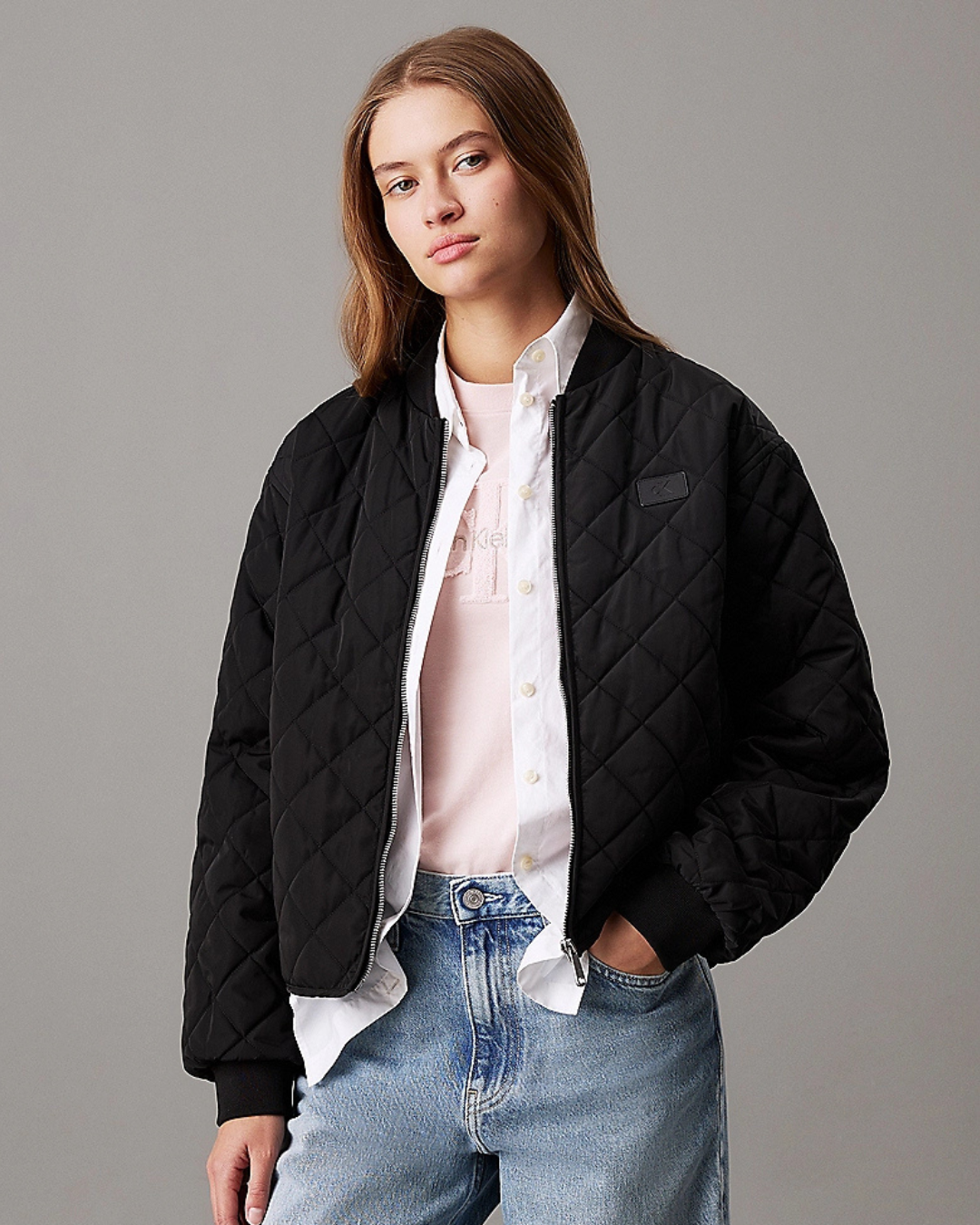 Calvin Klein Jeans - LW Quilted Jacket - Black