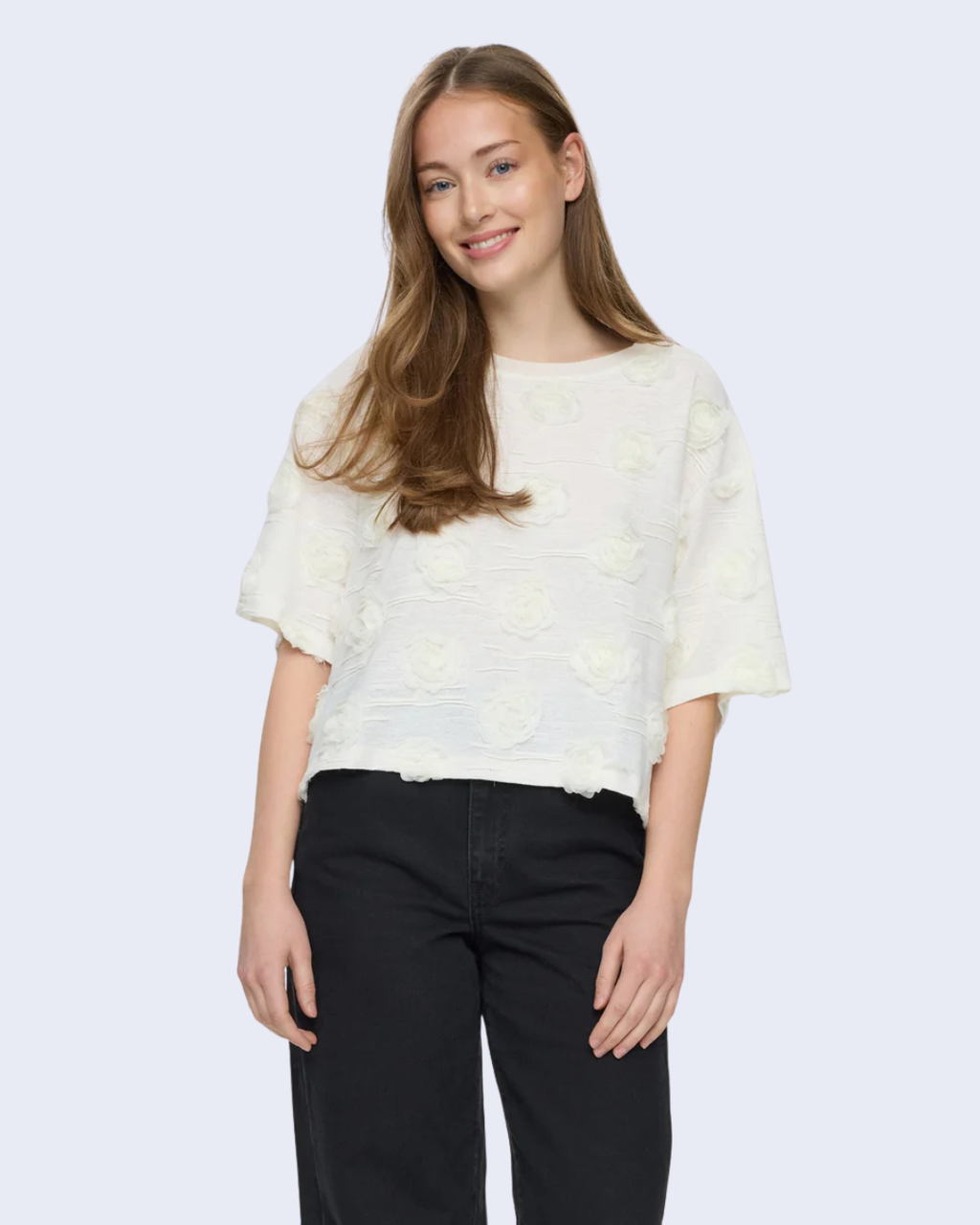 Numph - Nurosie T-Shirt - Cloud Dancer