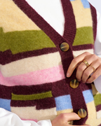 Numph - Nuriette Pixel Stripe Vest - Fig