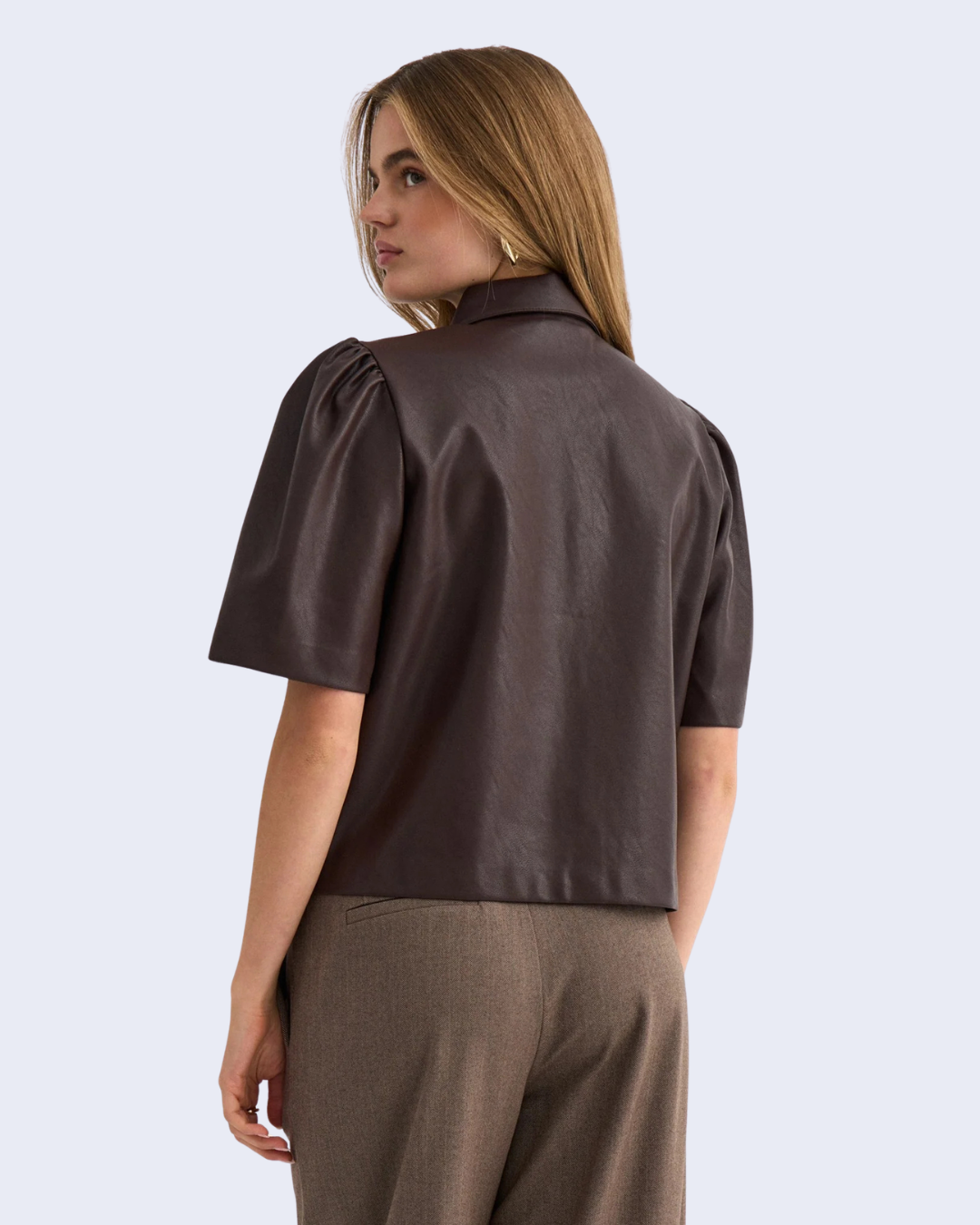 Numph - Nucilli Pu Shirt - Chocolate Plum