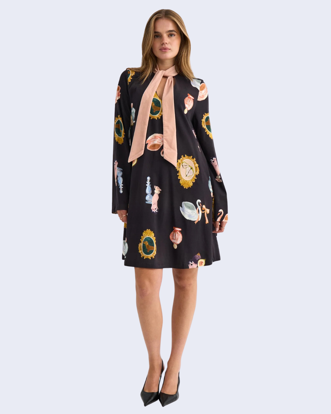 Numph - Nuofelia Short Dress - Nero
