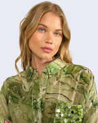 Numph - Numarla Shirt - Calla Green
