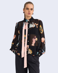 Numph - Nuophelia Ls Shirt - Nero