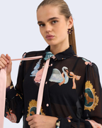Numph - Nuophelia Ls Shirt - Nero