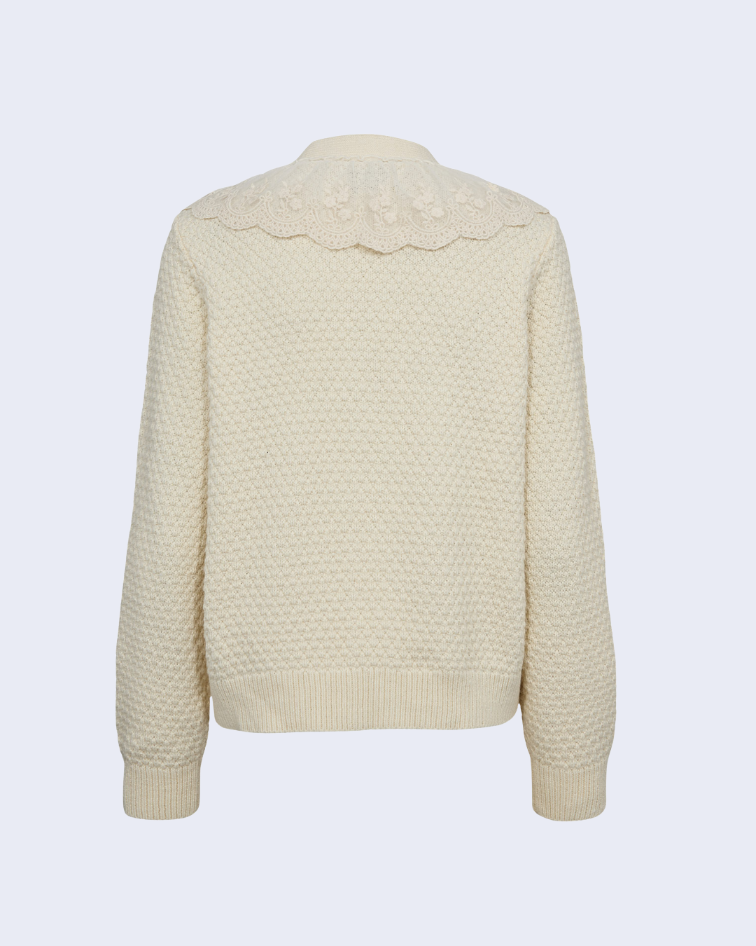 Numph - Nujanie Ruffle Cardigan - Pristine