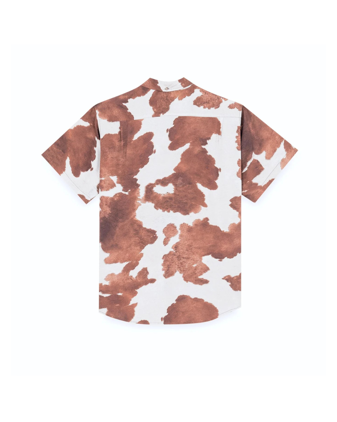 Iuter - Cow Regular S/S Shirt - White and Brown