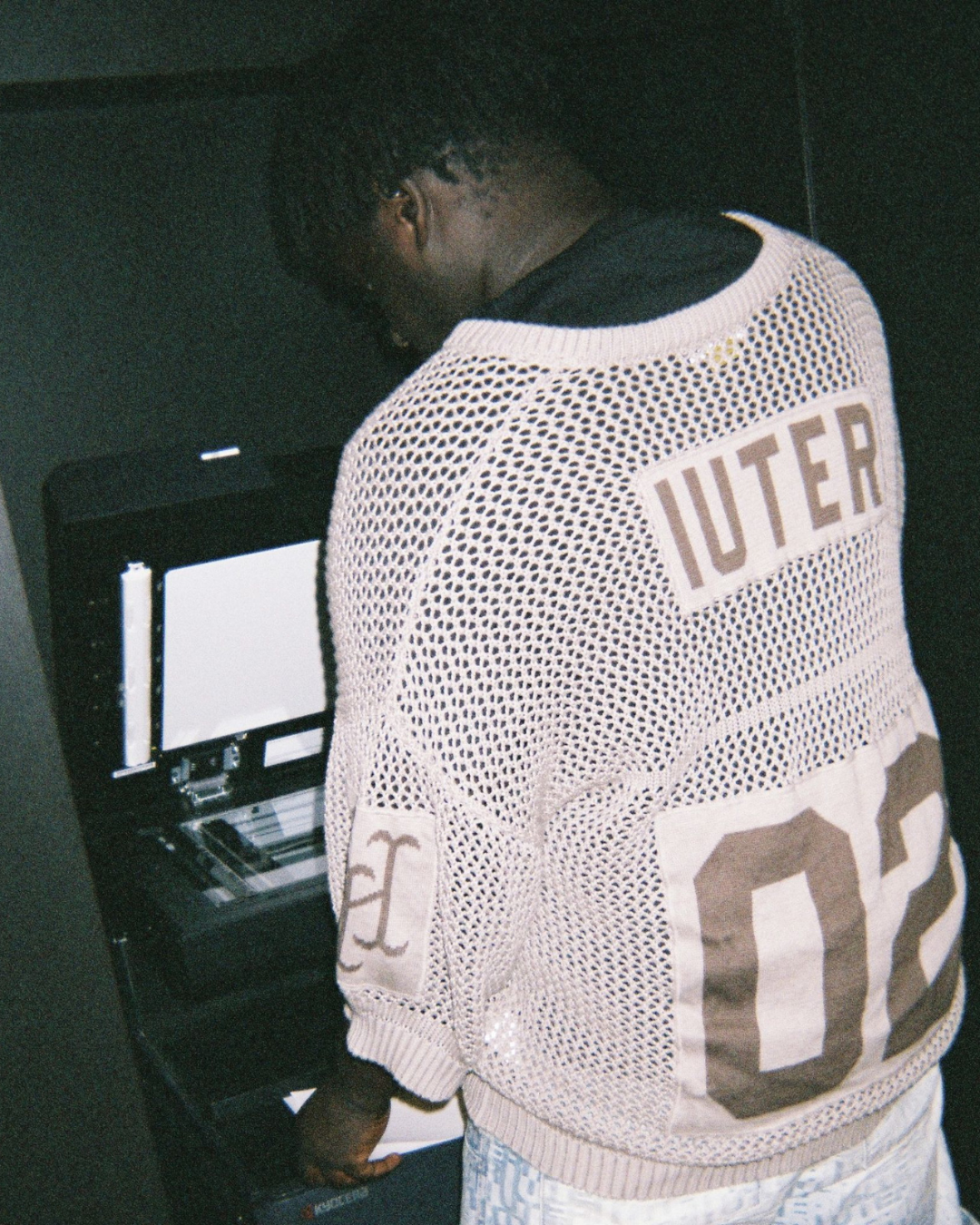 Iuter - Mesh Football Jersey - Marrone