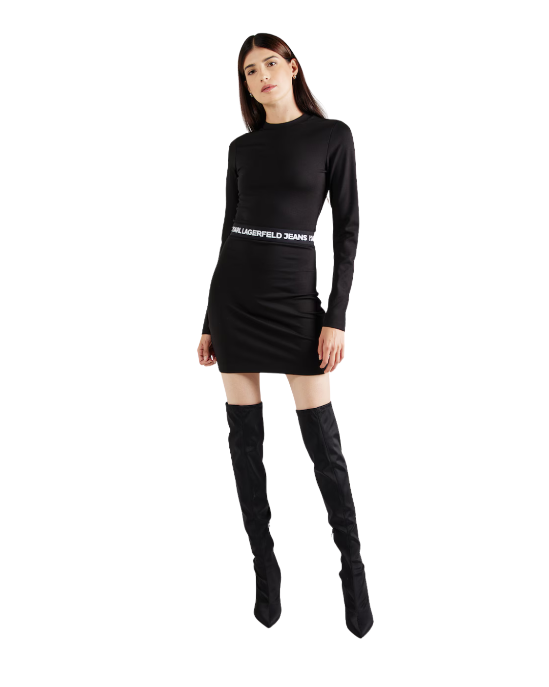 Karl Lagerfeld Jeans - KLJ Milano Dress - Black