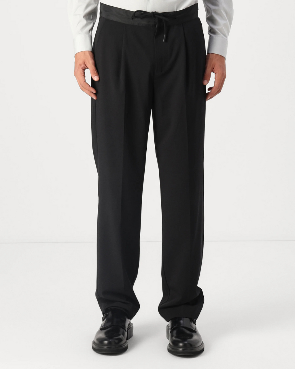 Karl Lagerfeld Jeans - KLJ Mix Material Pant - Black