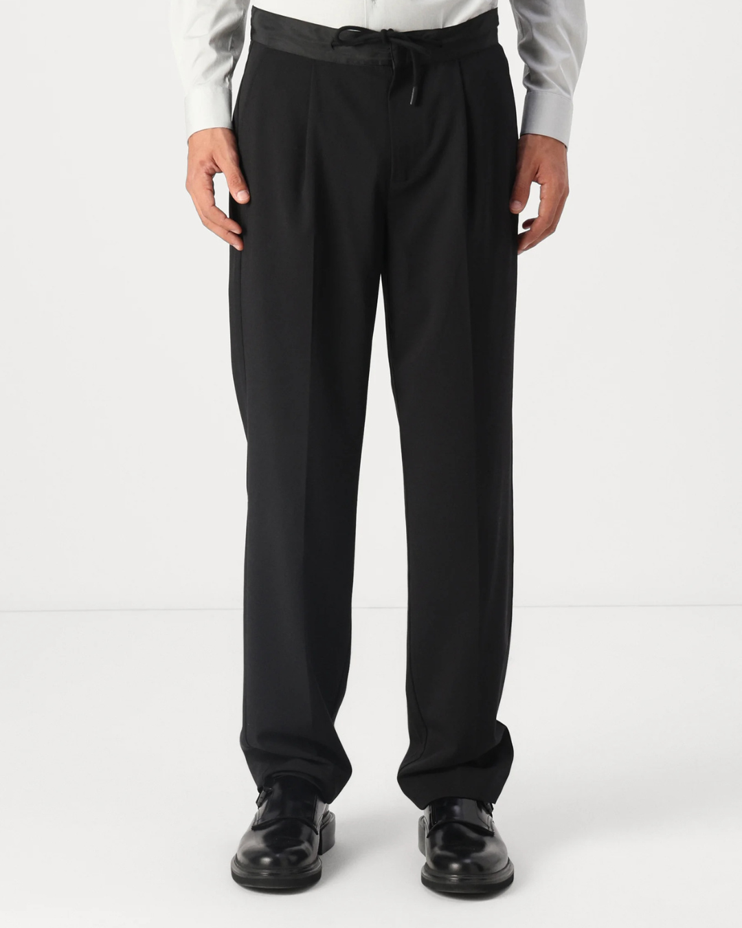 Karl Lagerfeld Jeans - KLJ Mix Material Pant - Black