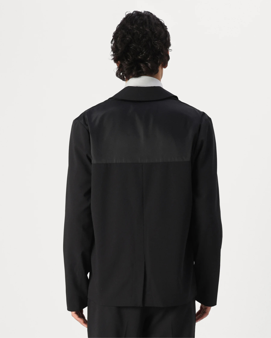 Karl Lagerfeld Jeans - KLJ Mixed Material Blazer - Nero