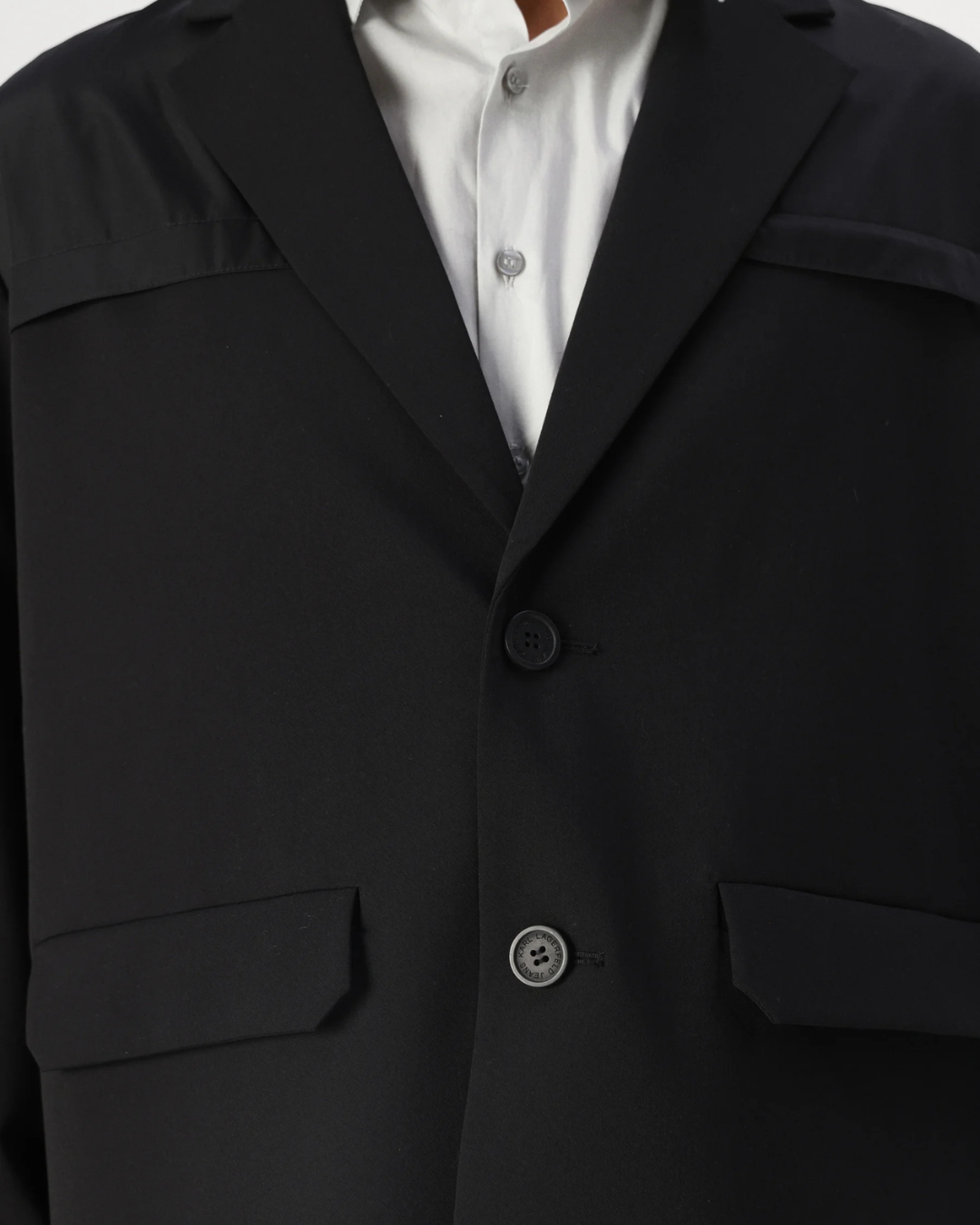 Karl Lagerfeld Jeans - KLJ Mixed Material Blazer - Nero