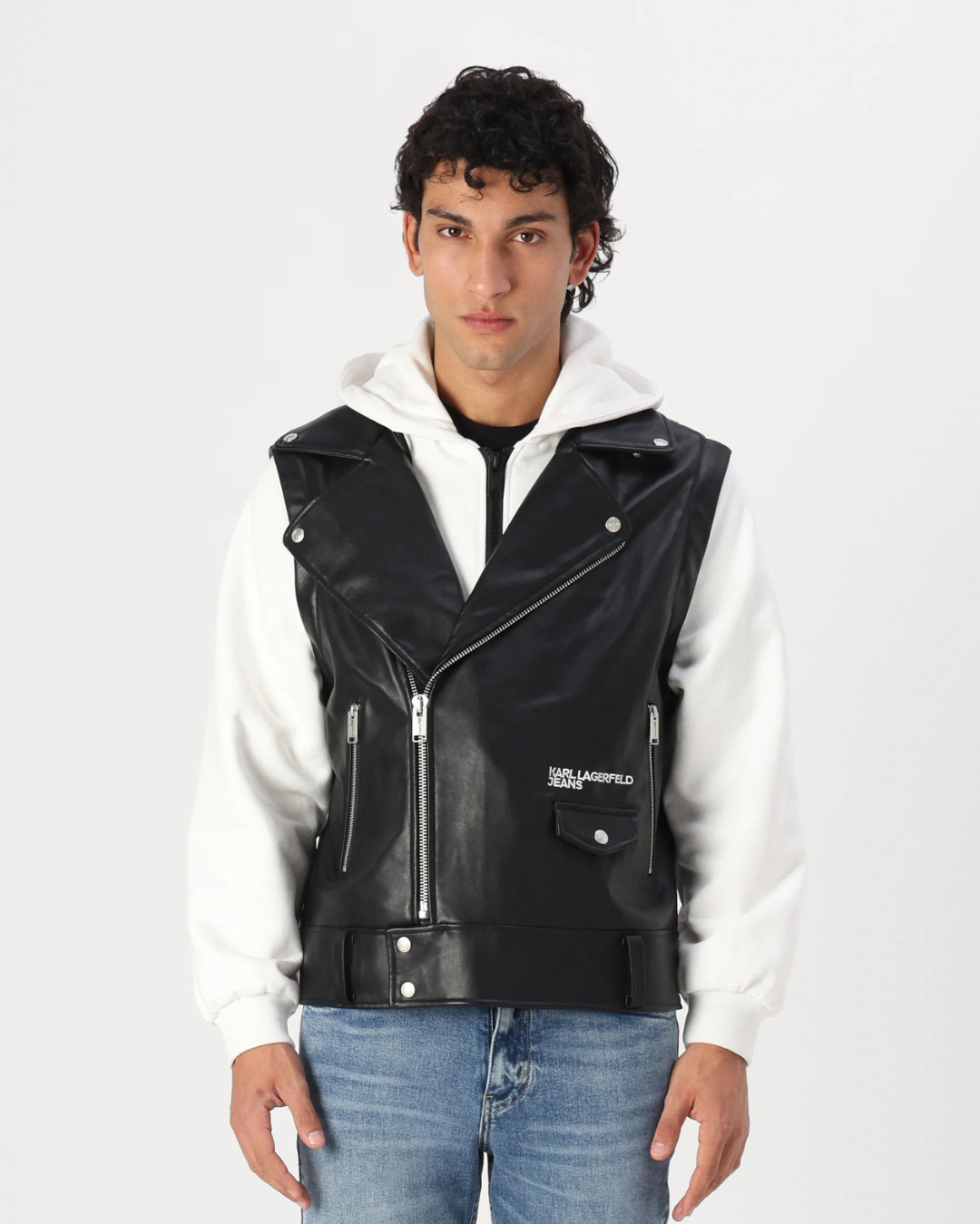 Karl Lagerfeld Jeans - KLJ Mixed Material Jacket - Nero