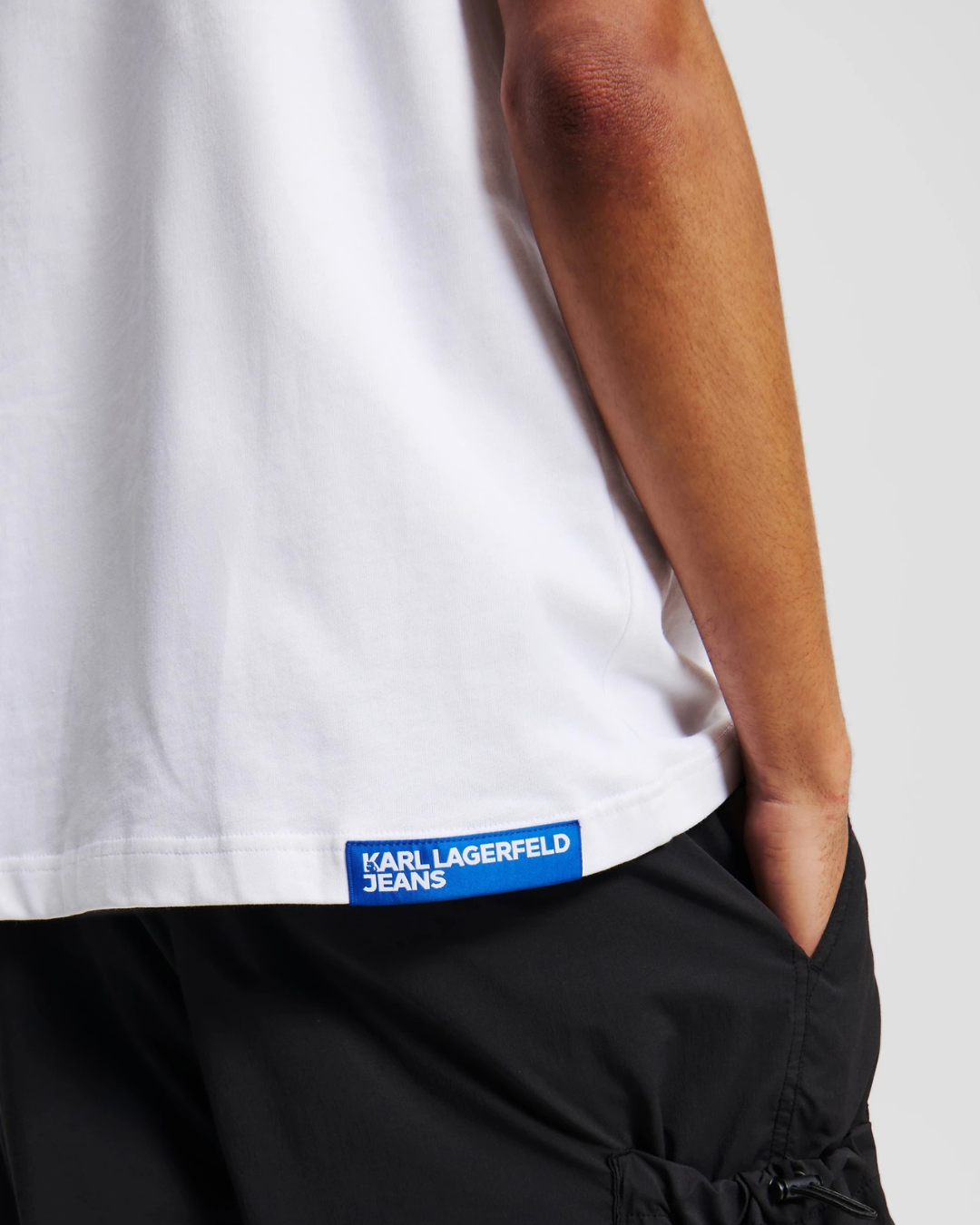 Karl Lagerfeld Jeans - KLJ Reg SS Karl Tee - White