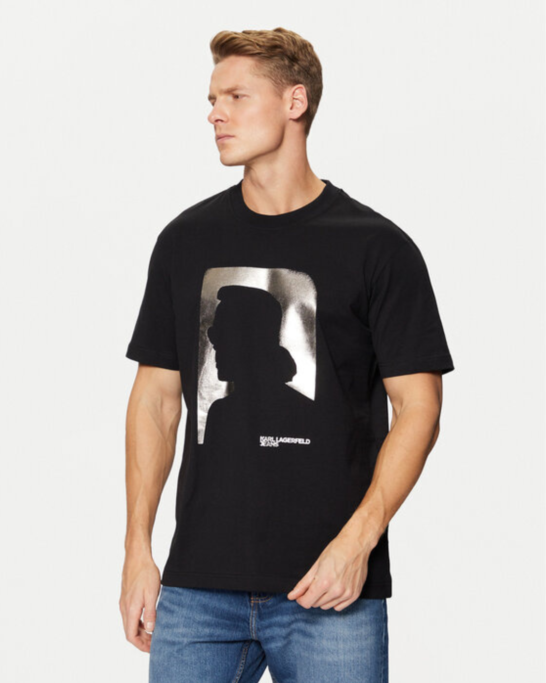 Karl Lagerfeld Jeans - KLJ Reg SS Karl Tee - Black