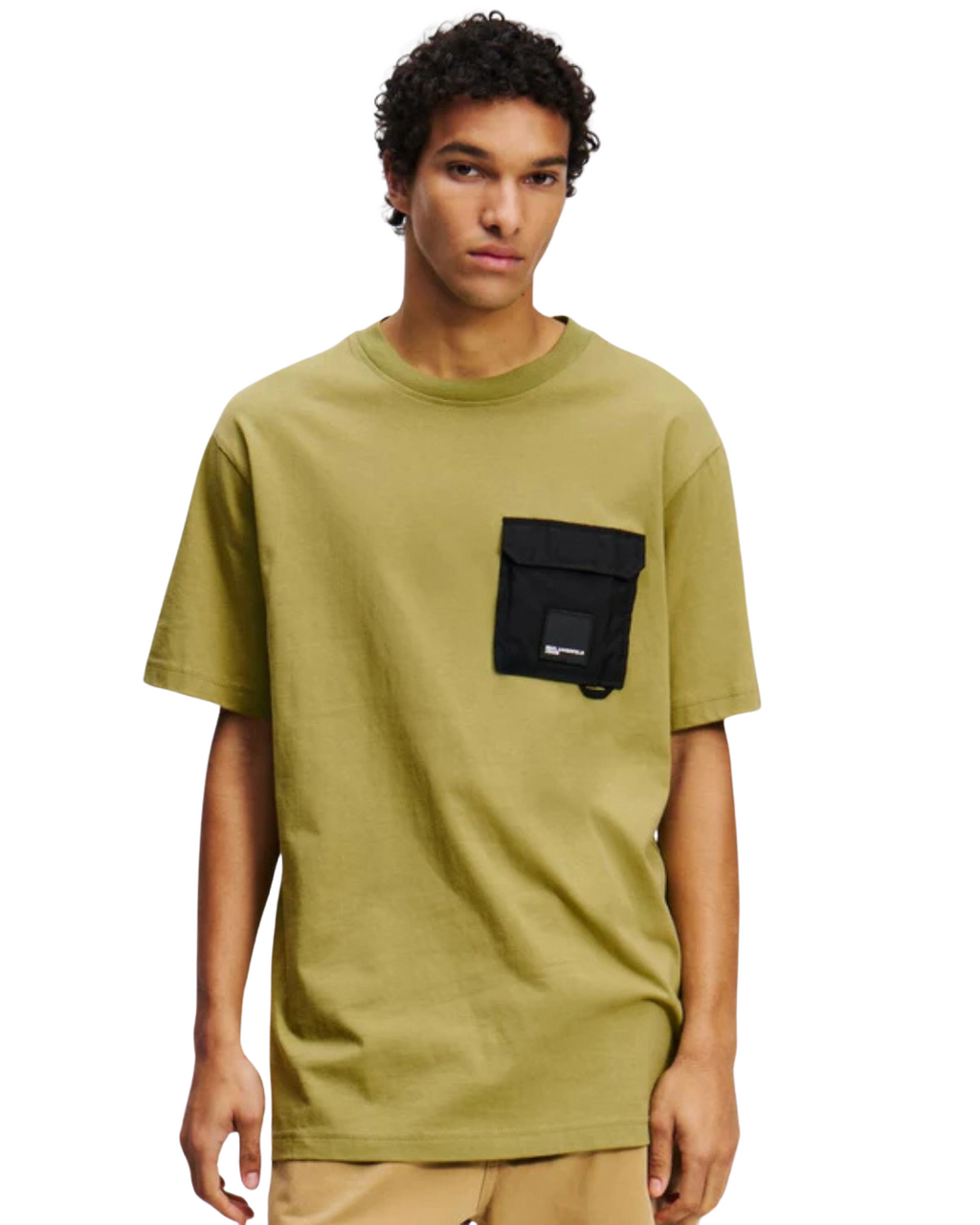 Karl Lagerfeld Jeans - KLJ Relaxed Pocket Tee - Green