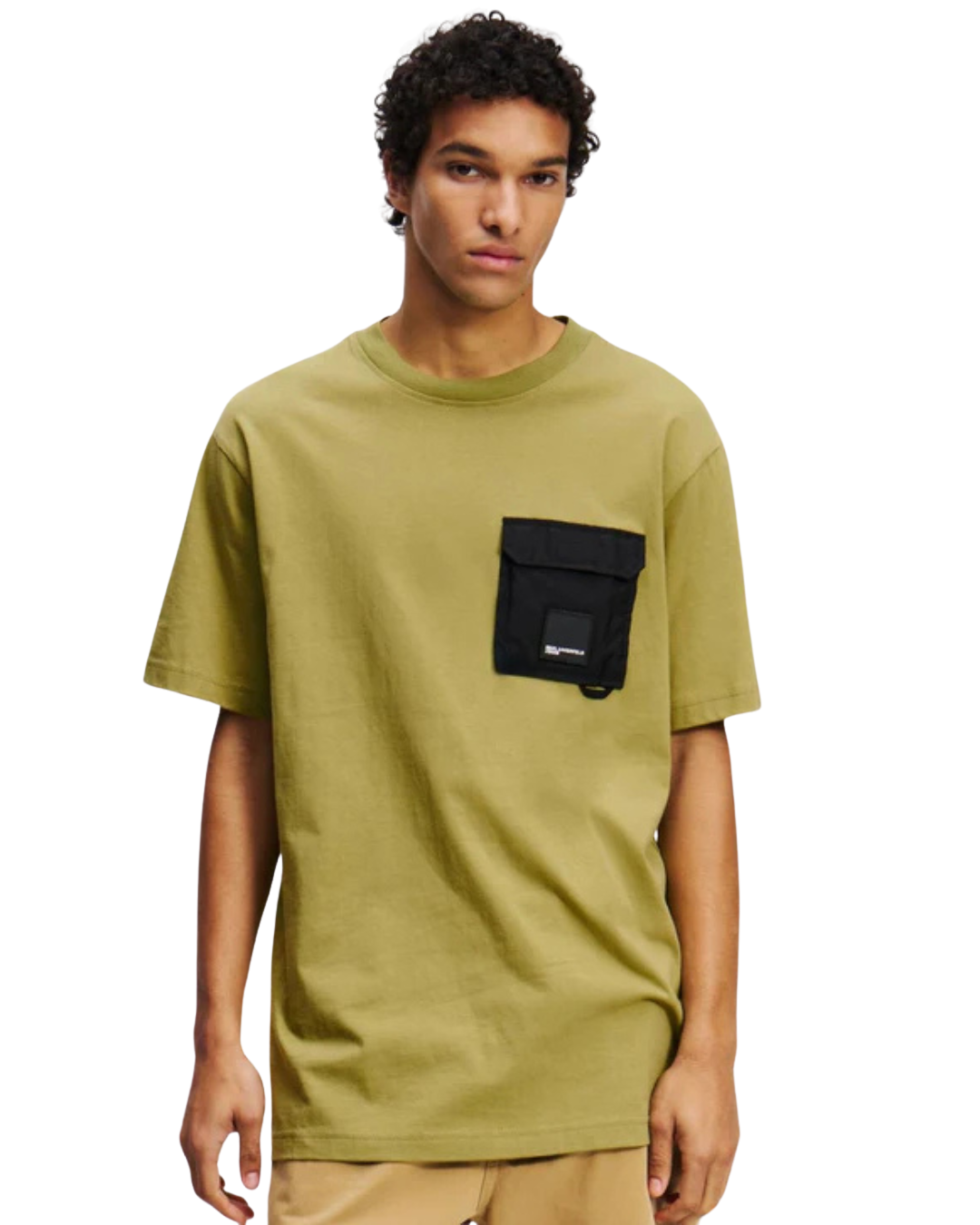 Karl Lagerfeld Jeans - KLJ Relaxed Pocket Tee - Green