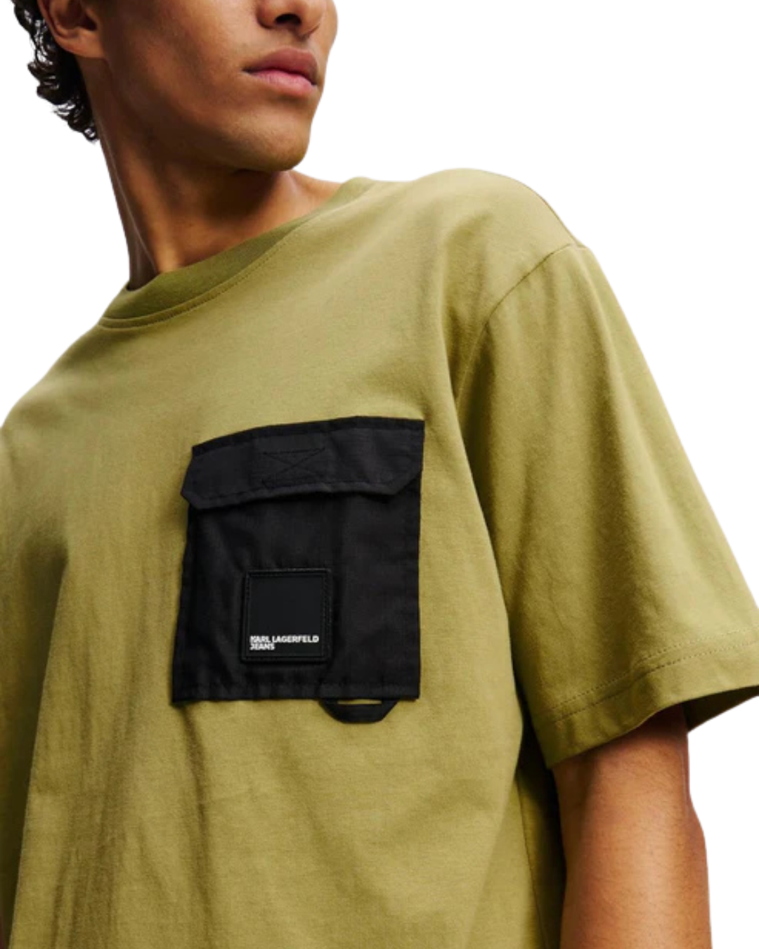 Karl Lagerfeld Jeans - KLJ Relaxed Pocket Tee - Green