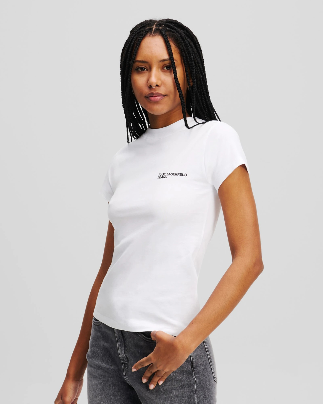 Karl Lagerfeld Jeans - KLJ Slim SS Tee - White