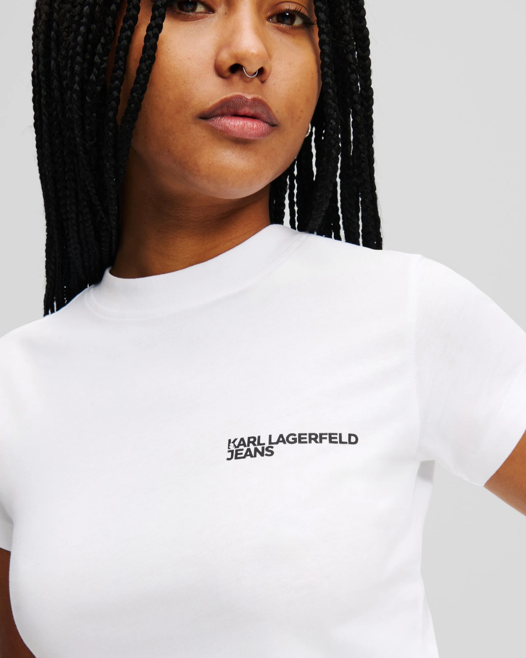 Karl Lagerfeld Jeans - KLJ Slim SS Tee - White
