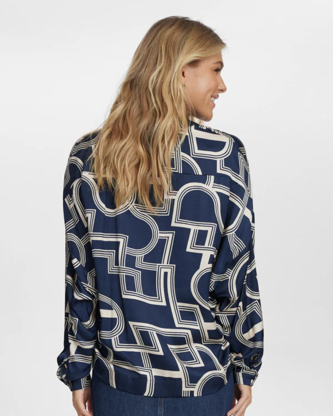 Numph - Nuletty Loose Shirt - Dark Sapphire