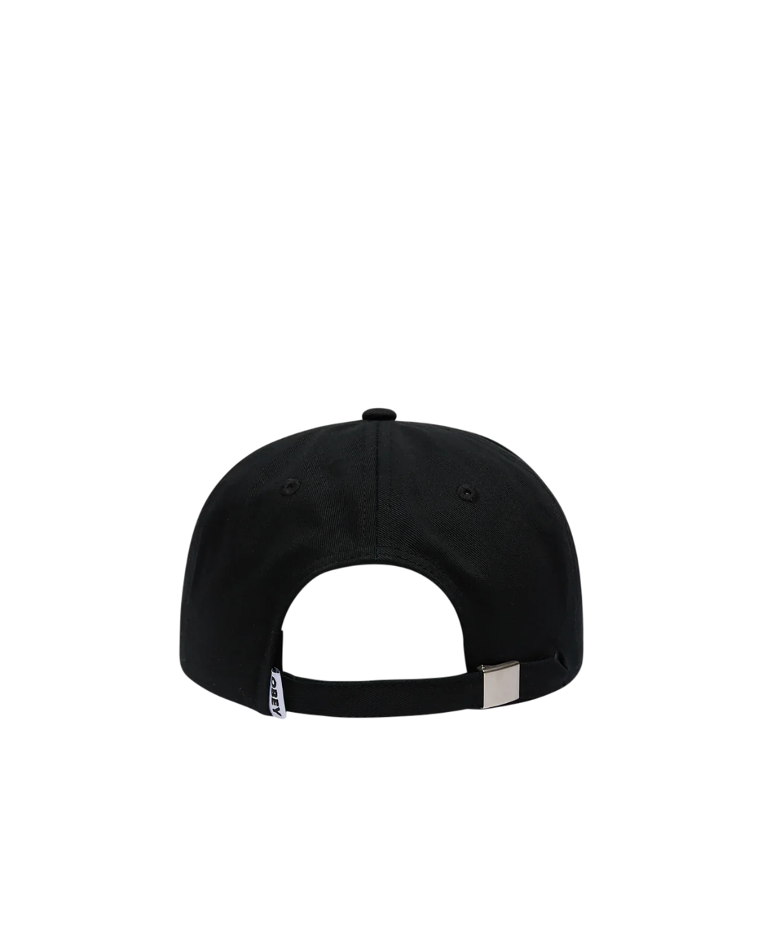 Obey - Obey Collegiate 6 Panel Strapback - Nero