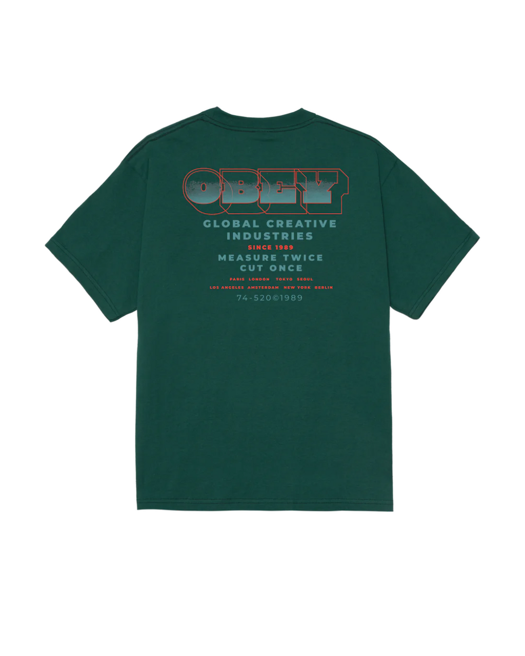 Obey - Obey Measure Twice Tee - Green