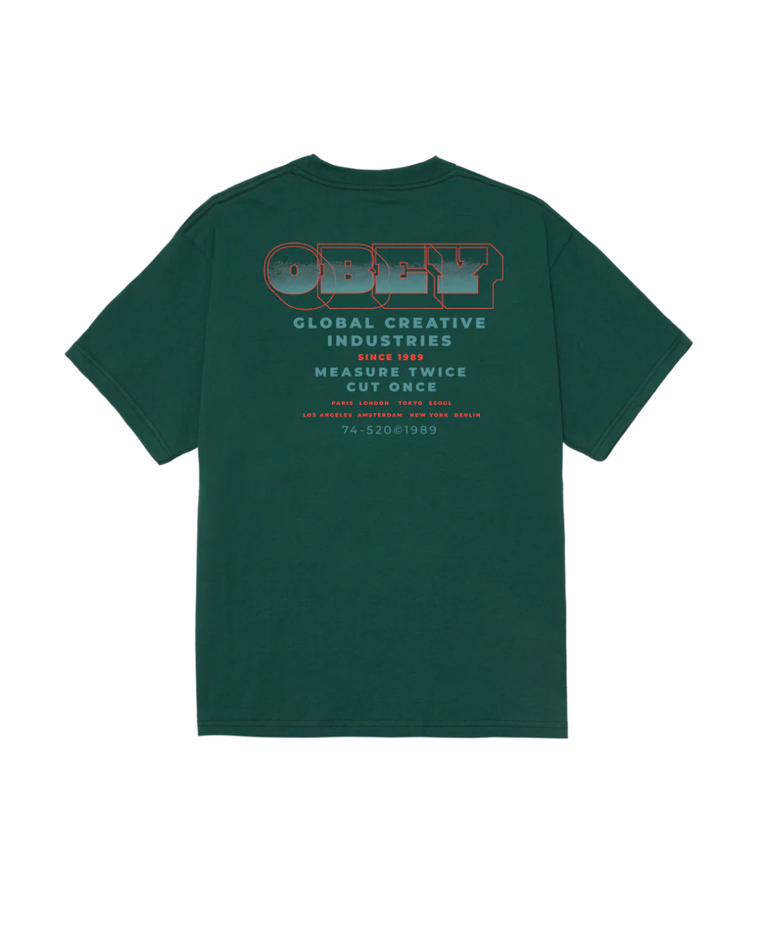 Obey - Obey Measure Twice Tee - Green