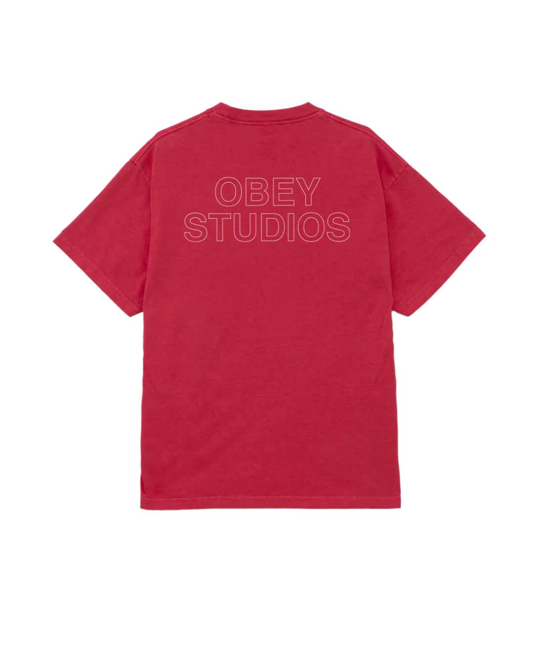 Obey - Obey Studios Outline Tee - Magenta