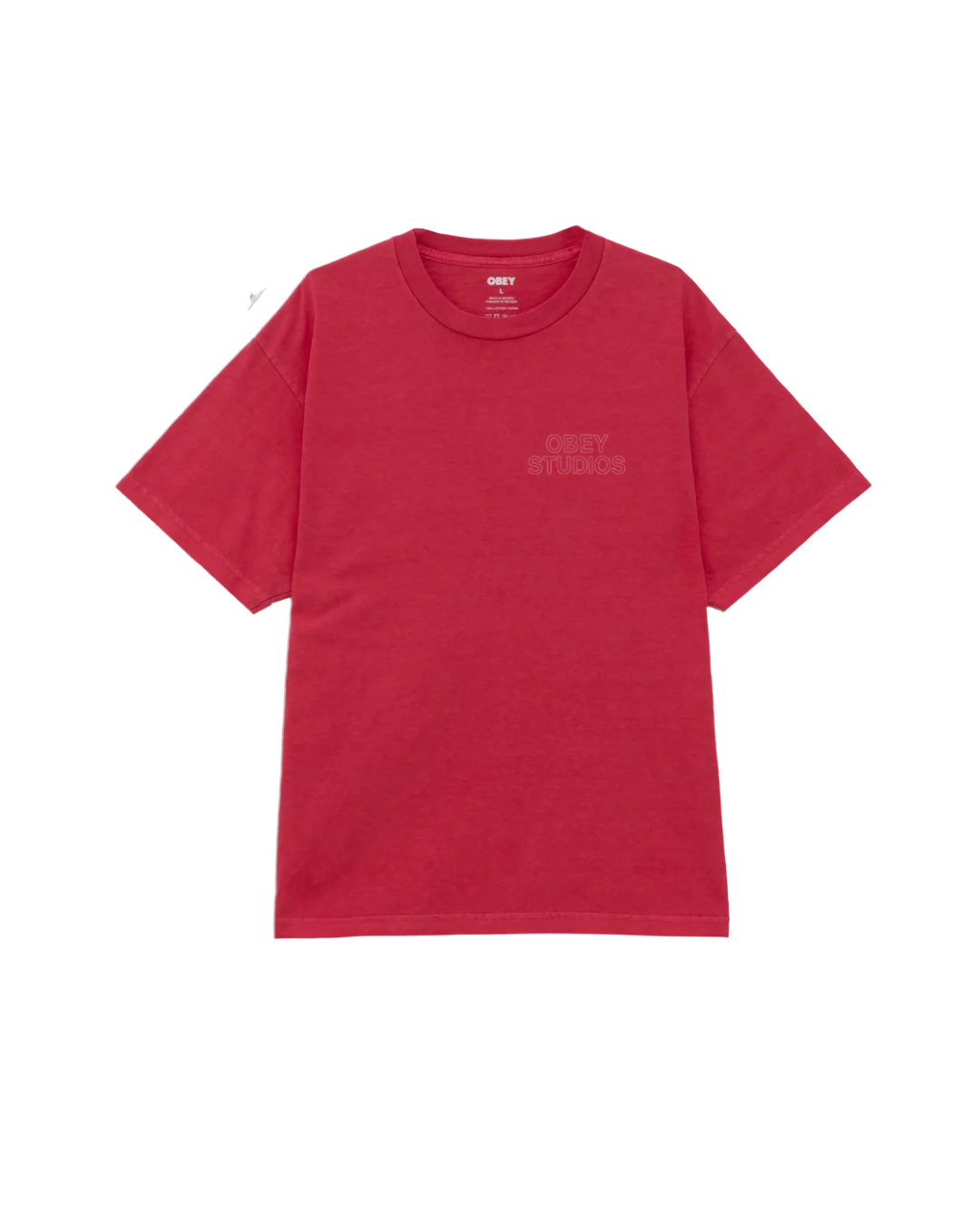 Obey - Obey Studios Outline Tee - Magenta