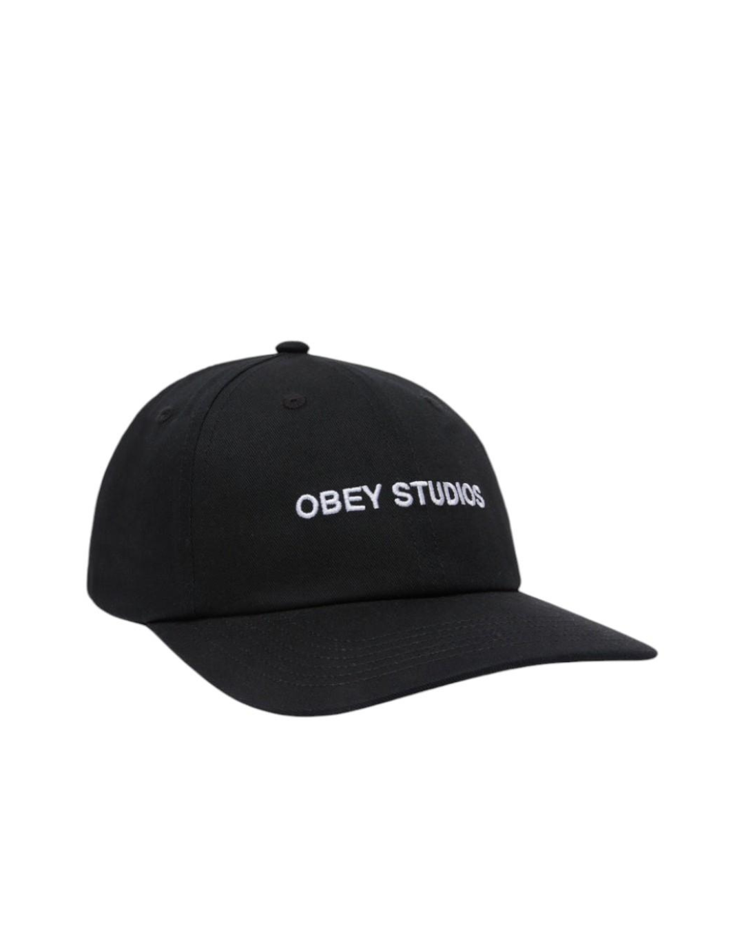 Obey - Obey Studios Twill 6 Panel STR - Black
