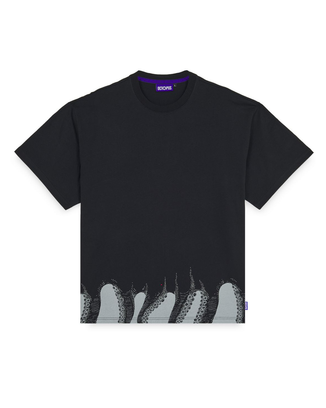 Octopus - Lower Tee - Nero