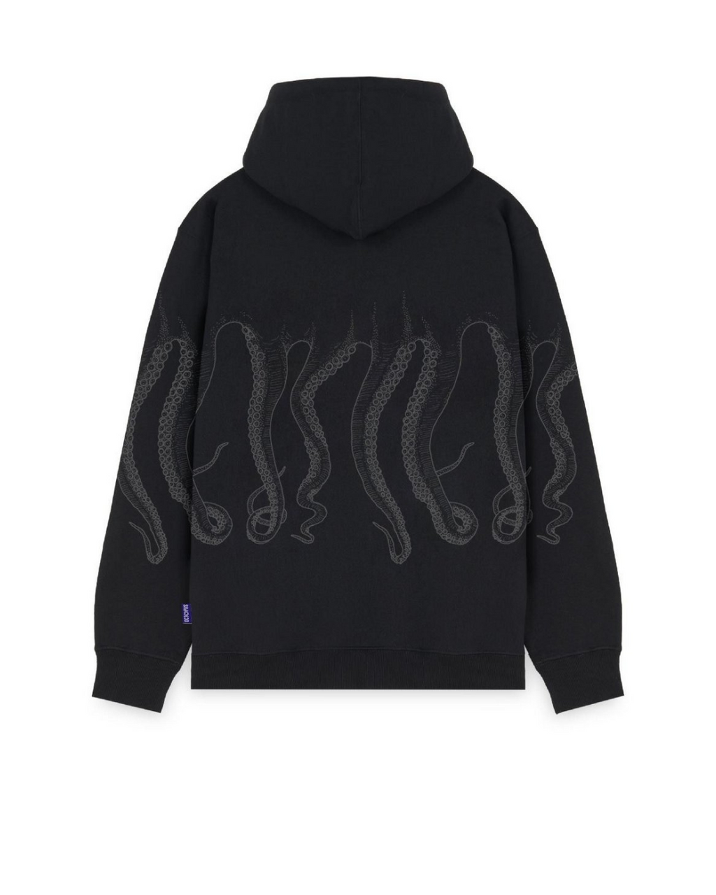 Octopus - Outline Hoodie - Black