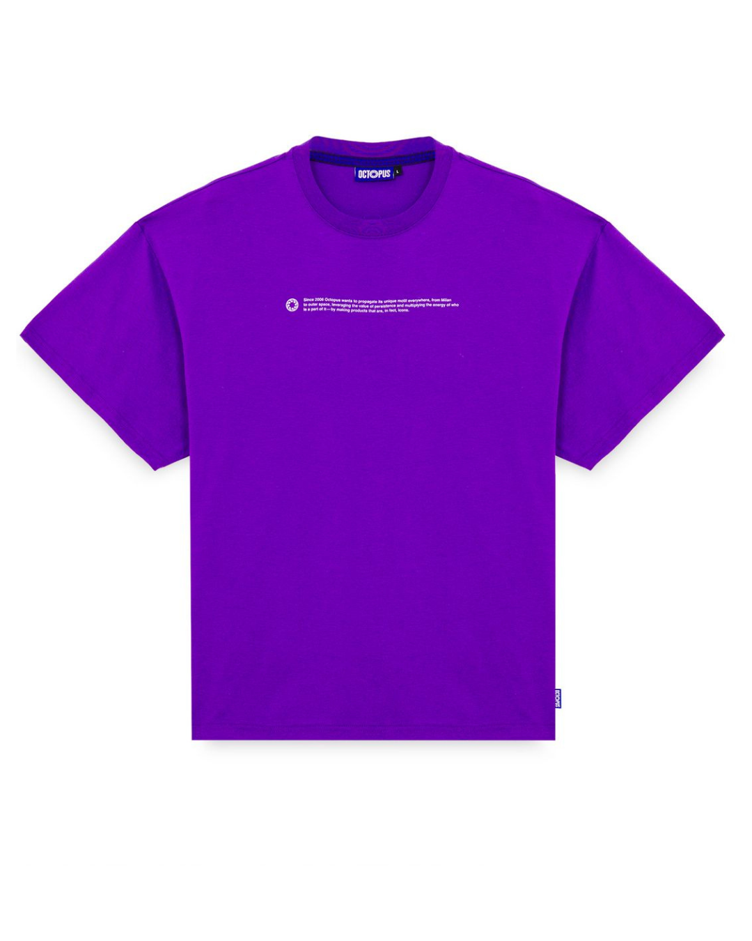 Octopus - Outline Logo Tee - Viola