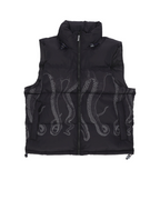 Octopus - Outline Puff Vest - Black
