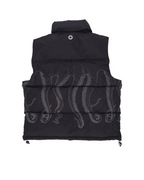 Octopus - Outline Puff Vest - Black