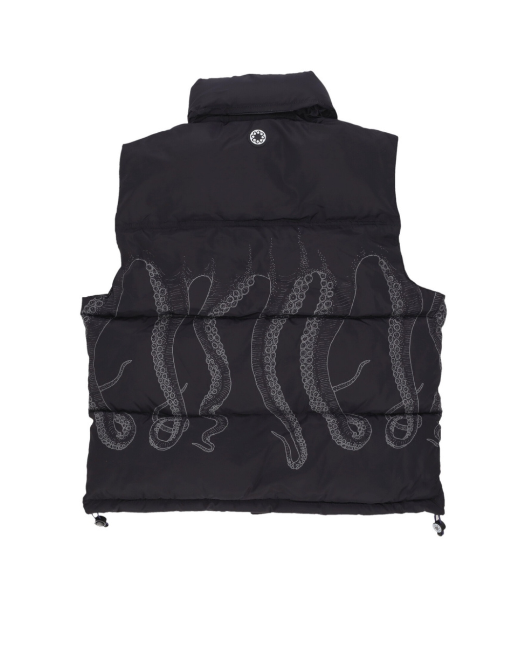 Octopus - Outline Puff Vest - Nero