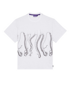 Octopus - Outline Tee - Bianco e Nero