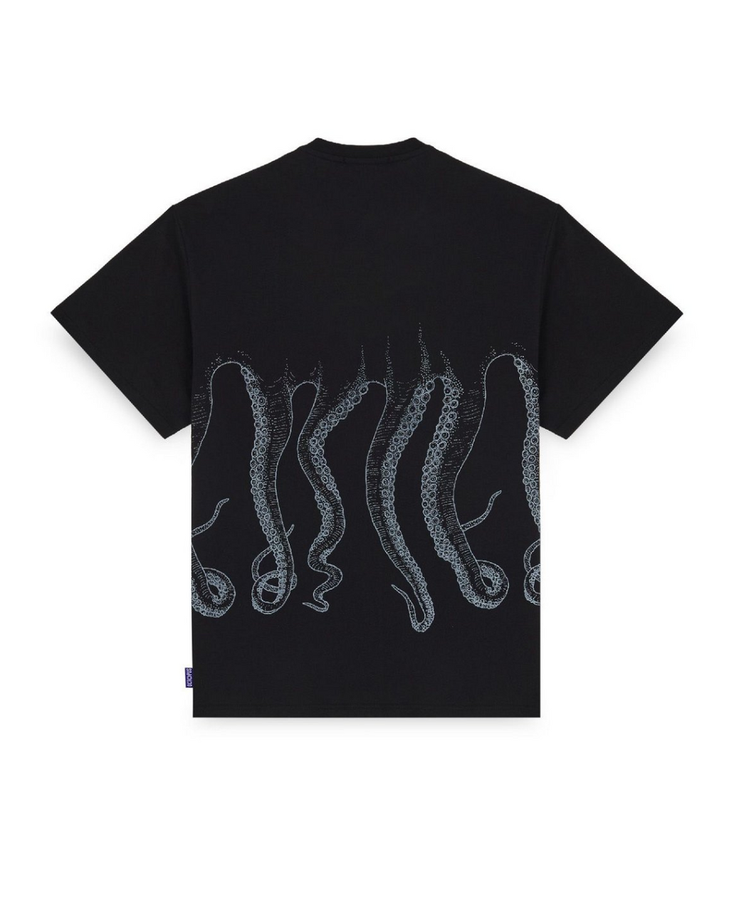 Octopus - Outline Tee - Nero