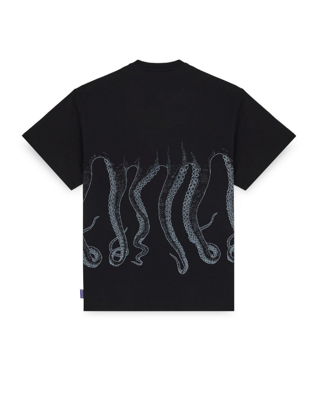 Octopus - Outline Tee - Nero