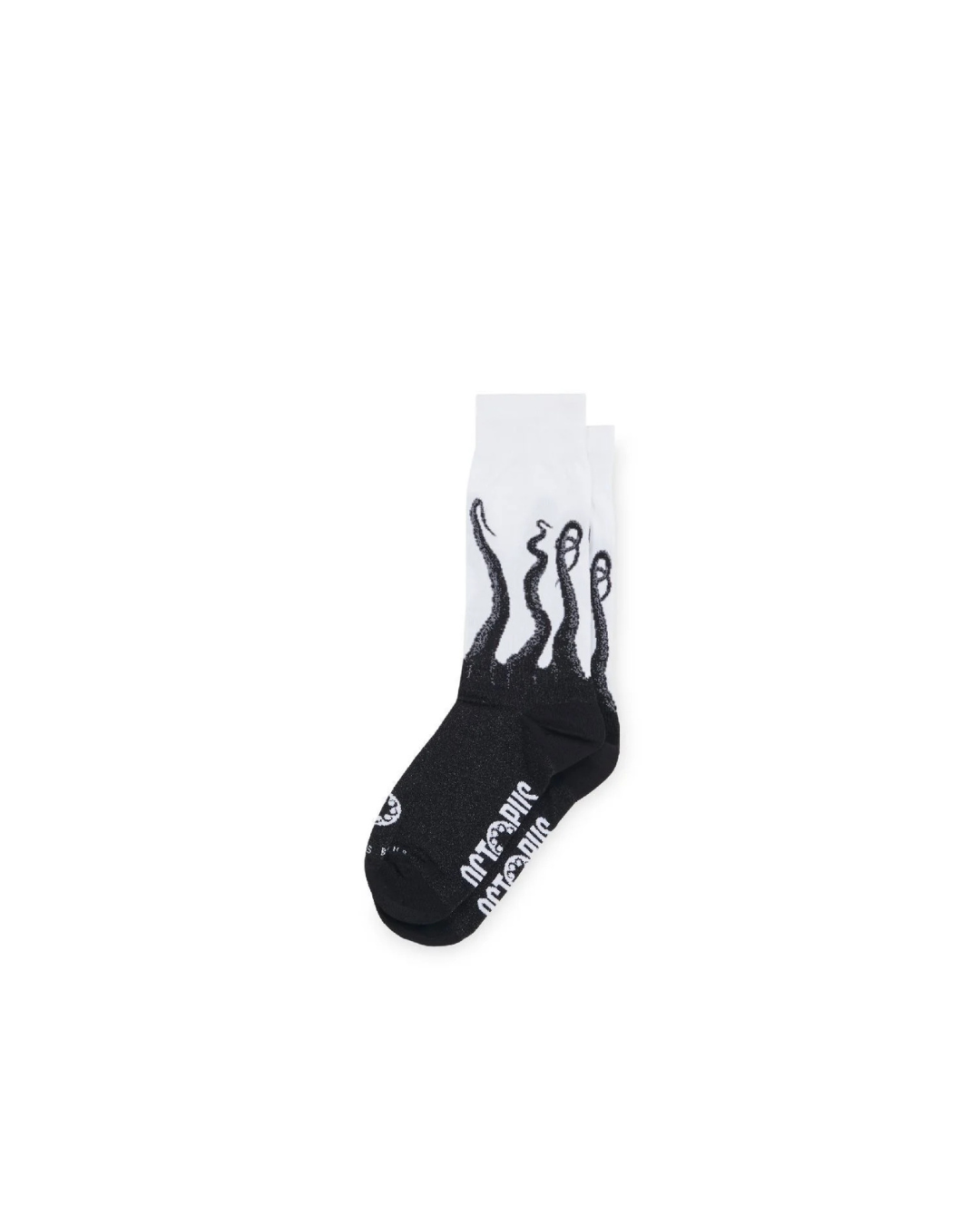 Octopus - Reverse Original Socks - Bianco e Nero