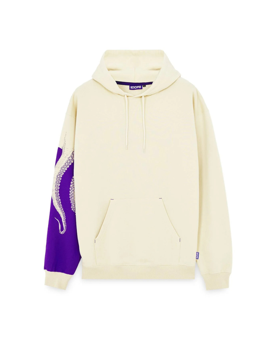 Octopus - Slide Hoodie - Cream
