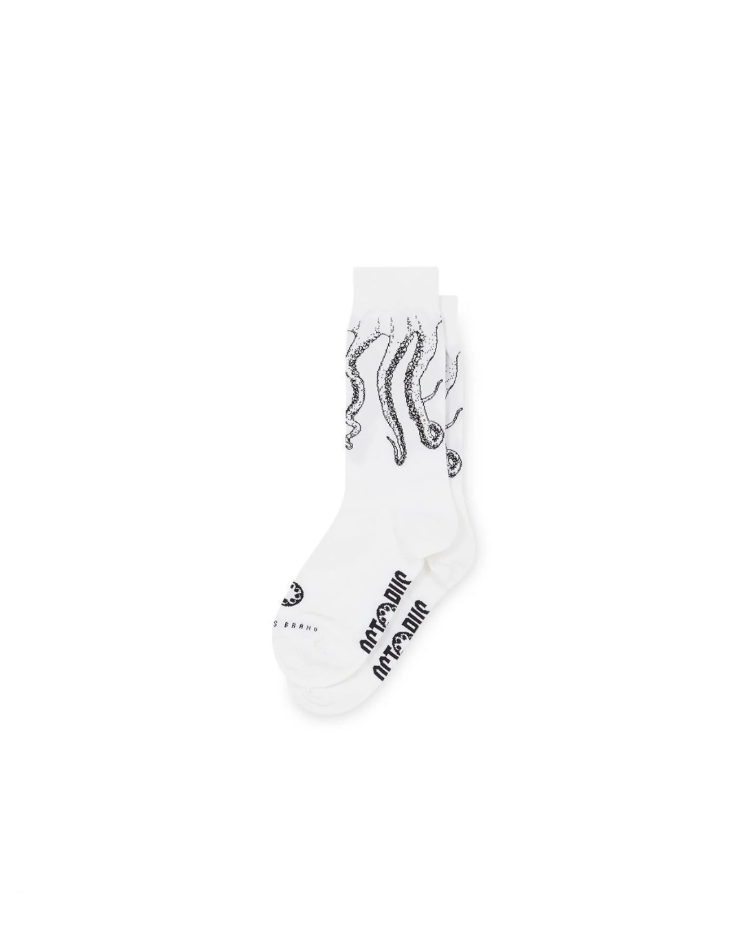 Octopus - Outline Socks - Nero e Bianco