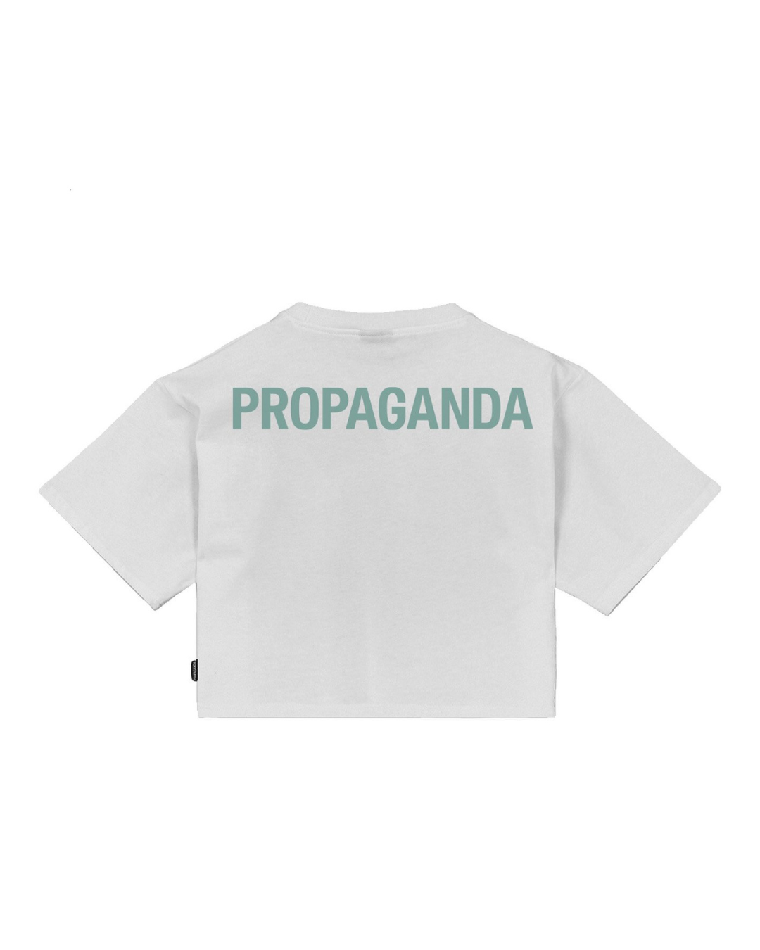 Propaganda - Cropped T-Shirt M/M Logo Woman - White