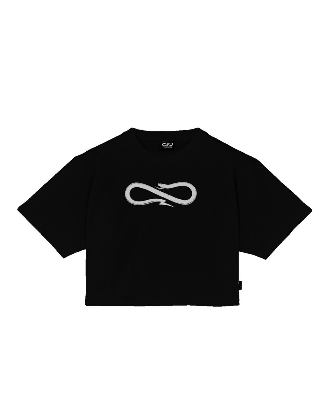 Propaganda - Cropped T-Shirt M/M Logo Woman - Black