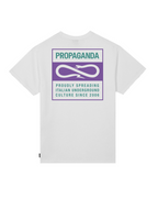Propaganda - T-Shirt M/M Label Bicolor - Bianco