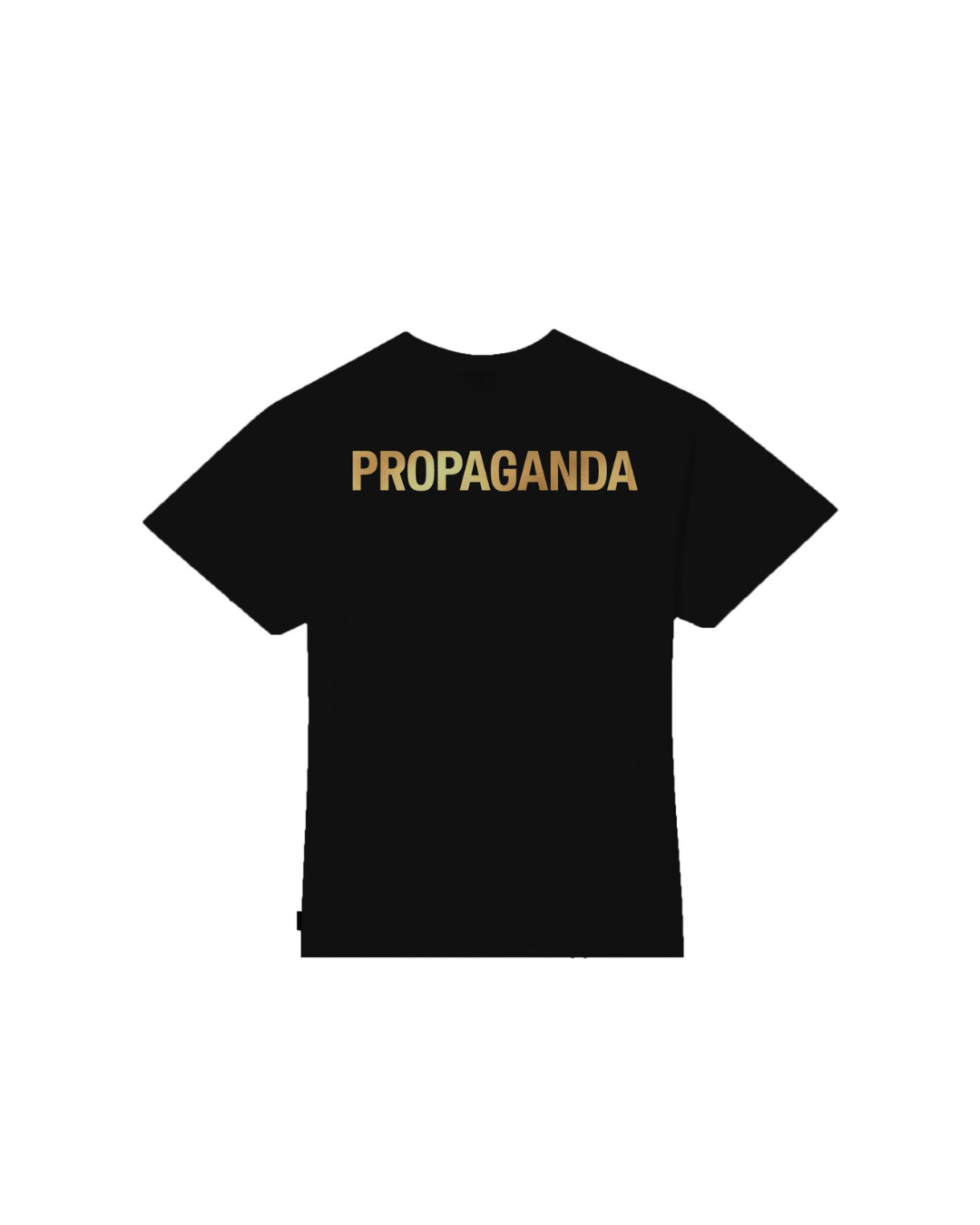 Propaganda - T-Shirt M/M Logo Gold Woman - Nero