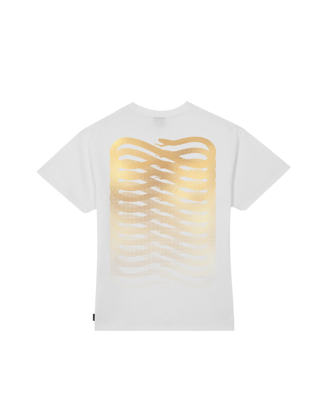 Propaganda - T-Shirt M/M Ribs Gold Woman - Bianco